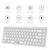 Клавиатура OfficePro SK790W Wireless/Bluetooth White (SK790W), изображение 12 Клавиатура OfficePro SK790W Wireless/Bluetooth White (SK790W), изображение 12