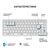 Клавиатура OfficePro SK790W Wireless/Bluetooth White (SK790W), изображение 7 Клавиатура OfficePro SK790W Wireless/Bluetooth White (SK790W), изображение 7