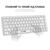 Клавиатура OfficePro SK790W Wireless/Bluetooth White (SK790W), изображение 8 Клавиатура OfficePro SK790W Wireless/Bluetooth White (SK790W), изображение 8