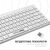 Клавіатура OfficePro SK955W Wireless/Bluetooth White (SK955W), зображення 8 Клавіатура OfficePro SK955W Wireless/Bluetooth White (SK955W), зображення 8