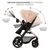 Коляска Kinderkraft 3 в 1 Moov 2 Sand Beige (KSMOOV02BEGEV00) (5902533925803), изображение 9 Коляска Kinderkraft 3 в 1 Moov 2 Sand Beige (KSMOOV02BEGEV00) (5902533925803), изображение 9