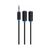 Кабель мультимедійний Jack 3.5mm to 2xJack 3.5 M Prolink (PB107-0030) Кабель мультимедійний Jack 3.5mm to 2xJack 3.5 M Prolink (PB107-0030)