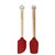 Лопатка кухонная KitchenAid Coreline для тіста, Набір 2 шт, 23,5 см, береза, червоний (KQR750OHERE) Лопатка кухонная KitchenAid Coreline для тіста, Набір 2 шт, 23,5 см, береза, червоний (KQR750OHERE)