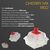 Клавиатура Ducky One 3 Cherry MX Red RGB UA USB White (DKON2108ST-RUAPXPWWWSC1), изображение 6 Клавиатура Ducky One 3 Cherry MX Red RGB UA USB White (DKON2108ST-RUAPXPWWWSC1), изображение 6
