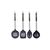Кухонный набор Bergner Midnight, 4 предмети (BG-39082-GR) Кухонный набор Bergner Midnight, 4 предмети (BG-39082-GR)
