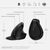 Мишка HP 920 Ergonomic Vertical Wireless/Bluetooth Black (6H1A4AA), зображення 2 Мишка HP 920 Ergonomic Vertical Wireless/Bluetooth Black (6H1A4AA), зображення 2