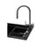 Мийка кухонна GRANADO Royal Estella black (+ подрібнювач Algar 1000 + змішувач Ferrol inox + дозвтор Redondo inox + ко (ksg0301), зображення 2