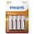 Батарейка Philips AA R6 LongLife Zinc Carbon * 4 (R6L4B/10) Батарейка Philips AA R6 LongLife Zinc Carbon * 4 (R6L4B/10)
