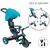 Детский велосипед Globber Explorer Trike 4 в 1, бирюзовый (634-105), изображение 9 Детский велосипед Globber Explorer Trike 4 в 1, бирюзовый (634-105), изображение 9