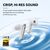 Наушники Anker SoundСore Liberty 4 NC Clear White (A3947G21), изображение 6 Наушники Anker SoundСore Liberty 4 NC Clear White (A3947G21), изображение 6