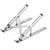 Подставка для ноутбука Vention Laptop X-type Stand Silver Aluminum Alloy (KDMI0) Подставка для ноутбука Vention Laptop X-type Stand Silver Aluminum Alloy (KDMI0)