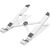 Подставка для ноутбука Vention Laptop X-type Stand White ABS 83-170мм (KDNW0) Подставка для ноутбука Vention Laptop X-type Stand White ABS 83-170мм (KDNW0)