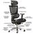 Офисное кресло Mealux S8 Air Black (HF-S8P M/B), изображение 10 Офисное кресло Mealux S8 Air Black (HF-S8P M/B), изображение 10