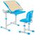 Парта со стулом FunDesk Piccolino III Blue-w, изображение 4 Парта со стулом FunDesk Piccolino III Blue-w, изображение 4
