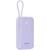 Батарея универсальная Canyon 10000mAh OnPower 101 PD/22.5W built-in cable Purple (CNS-CPB101PU), изображение 3 Батарея универсальная Canyon 10000mAh OnPower 101 PD/22.5W built-in cable Purple (CNS-CPB101PU), изображение 3