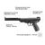 Пневматичний пістолет Umarex Browning Buck Mark Magnum Pellet (2.4375), зображення 4 Пневматичний пістолет Umarex Browning Buck Mark Magnum Pellet (2.4375), зображення 4