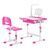 Парта со стулом FunDesk Bellissima pink (2001002219160), изображение 3 Парта со стулом FunDesk Bellissima pink (2001002219160), изображение 3