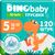 Подгузники Dino Baby 3D Soft 5 размер (12-17 кг) 120 шт (4 упаковки по 30 шт) (4820204701710) Подгузники Dino Baby 3D Soft 5 размер (12-17 кг) 120 шт (4 упаковки по 30 шт) (4820204701710)