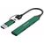 Концентратор Canyon hub DS-02 4in1 USB-A/C Green (CNS-TDS02GR), изображение 4 Концентратор Canyon hub DS-02 4in1 USB-A/C Green (CNS-TDS02GR), изображение 4