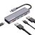 Концентратор Canyon hub DS-18 5in1 USB-C Grey (CNS-TDS18), изображение 5 Концентратор Canyon hub DS-18 5in1 USB-C Grey (CNS-TDS18), изображение 5