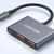 Концентратор Canyon hub DS-3 3in1 USB-C Dark Grey (CNS-TDS3), изображение 8 Концентратор Canyon hub DS-3 3in1 USB-C Dark Grey (CNS-TDS3), изображение 8