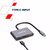 Концентратор Canyon hub DS-4 3in1 USB-C Grey (CNS-TDS4), изображение 11 Концентратор Canyon hub DS-4 3in1 USB-C Grey (CNS-TDS4), изображение 11