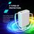 Зарядное устройство Canyon CU100ACC GaN 100W 3xPD 1xQC EU White (CNS-CUW100ACC), изображение 12 Зарядное устройство Canyon CU100ACC GaN 100W 3xPD 1xQC EU White (CNS-CUW100ACC), изображение 12