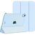 Чехол для планшета BeCover Tri Fold Hard Apple iPad 10.9" 2022/2024 Light Blue (712984), изображение 7 Чехол для планшета BeCover Tri Fold Hard Apple iPad 10.9" 2022/2024 Light Blue (712984), изображение 7