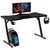 Компьютерный стол GT Racer GT Racer T-1242 (120x60x73) Black (T-1242 (120x60x73) Black), изображение 4 Компьютерный стол GT Racer GT Racer T-1242 (120x60x73) Black (T-1242 (120x60x73) Black), изображение 4