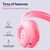 Наушники Trust Nouna Kids Wireless Pink (25274), изображение 5 Наушники Trust Nouna Kids Wireless Pink (25274), изображение 5