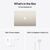 Ноутбук Apple MacBook Air 13 M4 A3241 Starlight (MW1K3UA/A), зображення 9 Ноутбук Apple MacBook Air 13 M4 A3241 Starlight (MW1K3UA/A), зображення 9