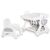 Детский стол Mealux комплект Robin стол + стул (KD-F051 White / Grey), изображение 2 Детский стол Mealux комплект Robin стол + стул (KD-F051 White / Grey), изображение 2