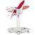 Стульчик для кормления Peg-Perego Tatamia Follow Me Fragola красный (IH02000001BL59), изображение 4 Стульчик для кормления Peg-Perego Tatamia Follow Me Fragola красный (IH02000001BL59), изображение 4