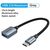 Переходник USB 3.0 Type-C to USB AF (OTG) 0.15m Aluminum Alloy Vention (CCXHB), изображение 2 Переходник USB 3.0 Type-C to USB AF (OTG) 0.15m Aluminum Alloy Vention (CCXHB), изображение 2