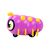 Інтерактивна іграшка Jiggly pets Фіолетова гусениця (6337836), зображення 3