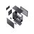 Корпус JONSBO D41 STD Black, зображення 11 Корпус JONSBO D41 STD Black, зображення 11