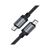 Дата кабель USB-C to USB-C 1.2m 3A aluminum alloy C20-03 Black Acefast (6974316283775), изображение 4 Дата кабель USB-C to USB-C 1.2m 3A aluminum alloy C20-03 Black Acefast (6974316283775), изображение 4