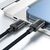 Дата кабель USB-C to USB-C 1.2m 60W stainless steel C12-03 Black Acefast (6974316283317), изображение 6 Дата кабель USB-C to USB-C 1.2m 60W stainless steel C12-03 Black Acefast (6974316283317), изображение 6