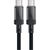 Дата кабель USB-C to USB-C 1.2m 60W stainless steel C12-03 Black Acefast (6974316283317) Дата кабель USB-C to USB-C 1.2m 60W stainless steel C12-03 Black Acefast (6974316283317)