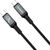 Дата кабель USB-C to USB-C 1.2m USB4.0 Gen3 240W (8K HDR) Choetech (XCC-1040-GY), изображение 3 Дата кабель USB-C to USB-C 1.2m USB4.0 Gen3 240W (8K HDR) Choetech (XCC-1040-GY), изображение 3