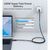 Дата кабель USB-C to USB-C 1.2m USB4.0 Gen3 240W (8K HDR) Choetech (XCC-1040-GY), изображение 5 Дата кабель USB-C to USB-C 1.2m USB4.0 Gen3 240W (8K HDR) Choetech (XCC-1040-GY), изображение 5