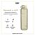Бутылка для воды ION8 OneTouch 1000 мл BPA Free, Creamy White (I8RF1000CWHI), изображение 6 Бутылка для воды ION8 OneTouch 1000 мл BPA Free, Creamy White (I8RF1000CWHI), изображение 6