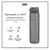 Бутылка для воды ION8 OneTouch 1000 мл BPA Free, Grey (I8RF1000GRY), изображение 6 Бутылка для воды ION8 OneTouch 1000 мл BPA Free, Grey (I8RF1000GRY), изображение 6