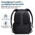 Рюкзак для ноутбука Promate 15.6" Rebel-BP Black (rebel-bp.black), изображение 7 Рюкзак для ноутбука Promate 15.6" Rebel-BP Black (rebel-bp.black), изображение 7