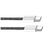 Дата кабель USB-C to USB-C 2.0m (braided cotton) (PD Fast Charging 60W) 3.0А black ColorWay (CW-CBPDCC068-BK), изображение 2 Дата кабель USB-C to USB-C 2.0m (braided cotton) (PD Fast Charging 60W) 3.0А black ColorWay (CW-CBPDCC068-BK), изображение 2