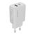 Зарядное устройство Canyon OnCharge 200 20W 1xPD 1xQC EU White (CNE-CHA200-21), изображение 2 Зарядное устройство Canyon OnCharge 200 20W 1xPD 1xQC EU White (CNE-CHA200-21), изображение 2