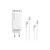 Зарядное устройство ColorWay GaN Mini 65W PD Port PPS USB (USB-2C1A) cable Type-C&Lightning (CW-CHS058PDCL-WT), изображение 2 Зарядное устройство ColorWay GaN Mini 65W PD Port PPS USB (USB-2C1A) cable Type-C&Lightning (CW-CHS058PDCL-WT), изображение 2
