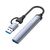 Концентратор ColorWay USB-A/USB-C 4-in-1 USB2.0х2/USB3.0/USB-C2.0 (CW-HUB06), зображення 3 Концентратор ColorWay USB-A/USB-C 4-in-1 USB2.0х2/USB3.0/USB-C2.0 (CW-HUB06), зображення 3