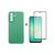 Чохол до мобільного телефона Dengos Kit Samsung Galaxy A26 Soft + glass (Mint) (DG-KM-139)