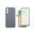 Чехол для мобильного телефона Dengos Kit Samsung Galaxy A56 Carbon + 2 pcs glass (Grey) (DG-CTG2P-09)